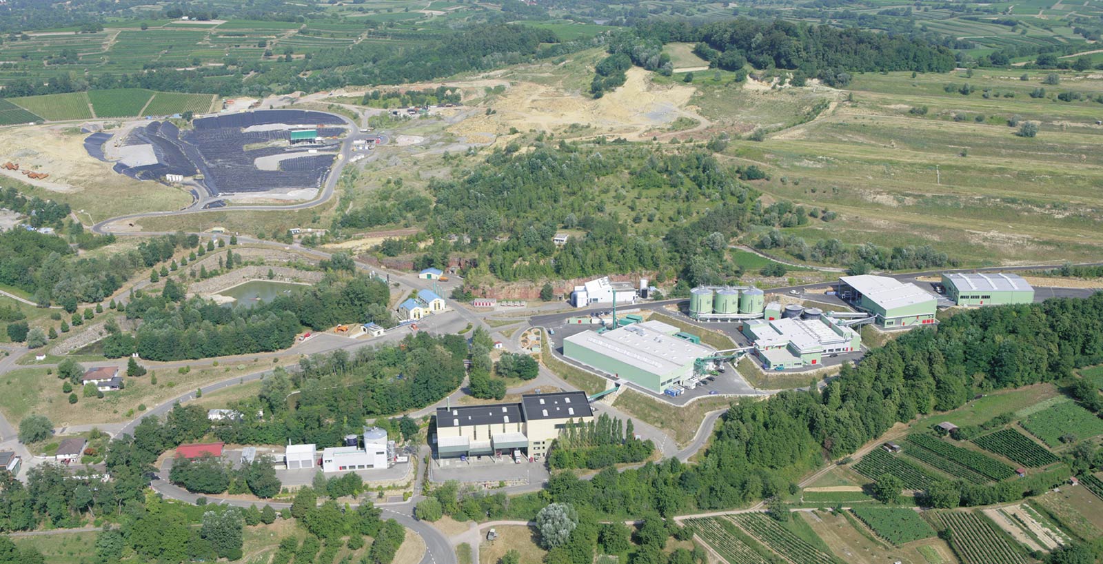 Drohnenaufnahme Gelände ZAK