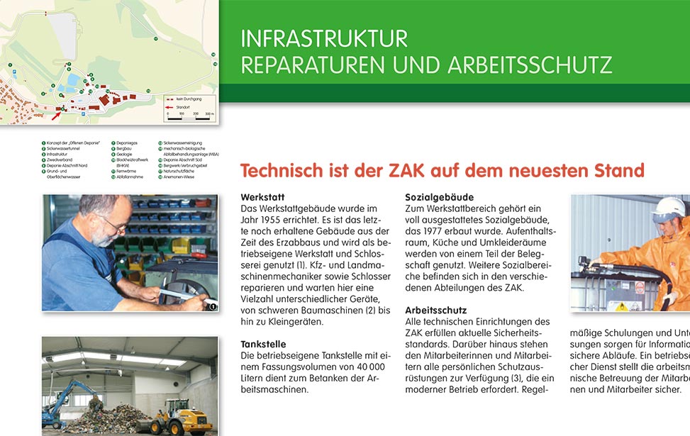 Schautafel Infrastruktur